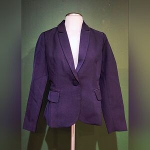Women’s Navy Blue Tailored Blazer – Size XS